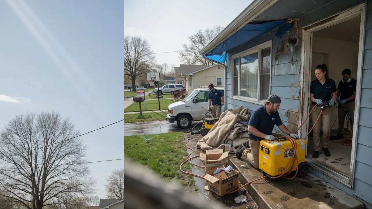 Basement Flood Cleanup in Huntington, IN near me